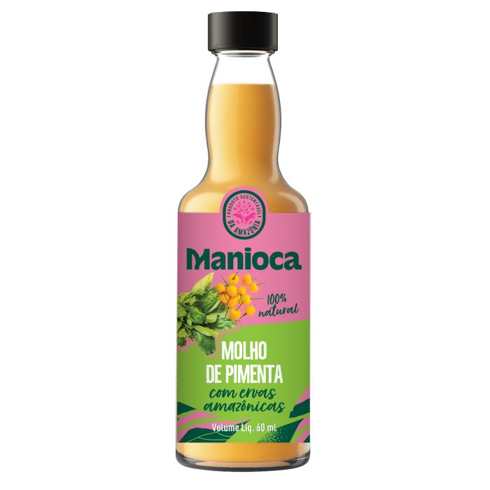 Imagem 1 do produto: MANIOCA MOLHO 60ML DE PIMENTA C/ ERVAS AMAZONICAS VD 12U