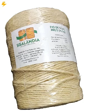 Imagem 1 do produto: BARBANTE FIO DE SISAL R300/1 - RL-500GR