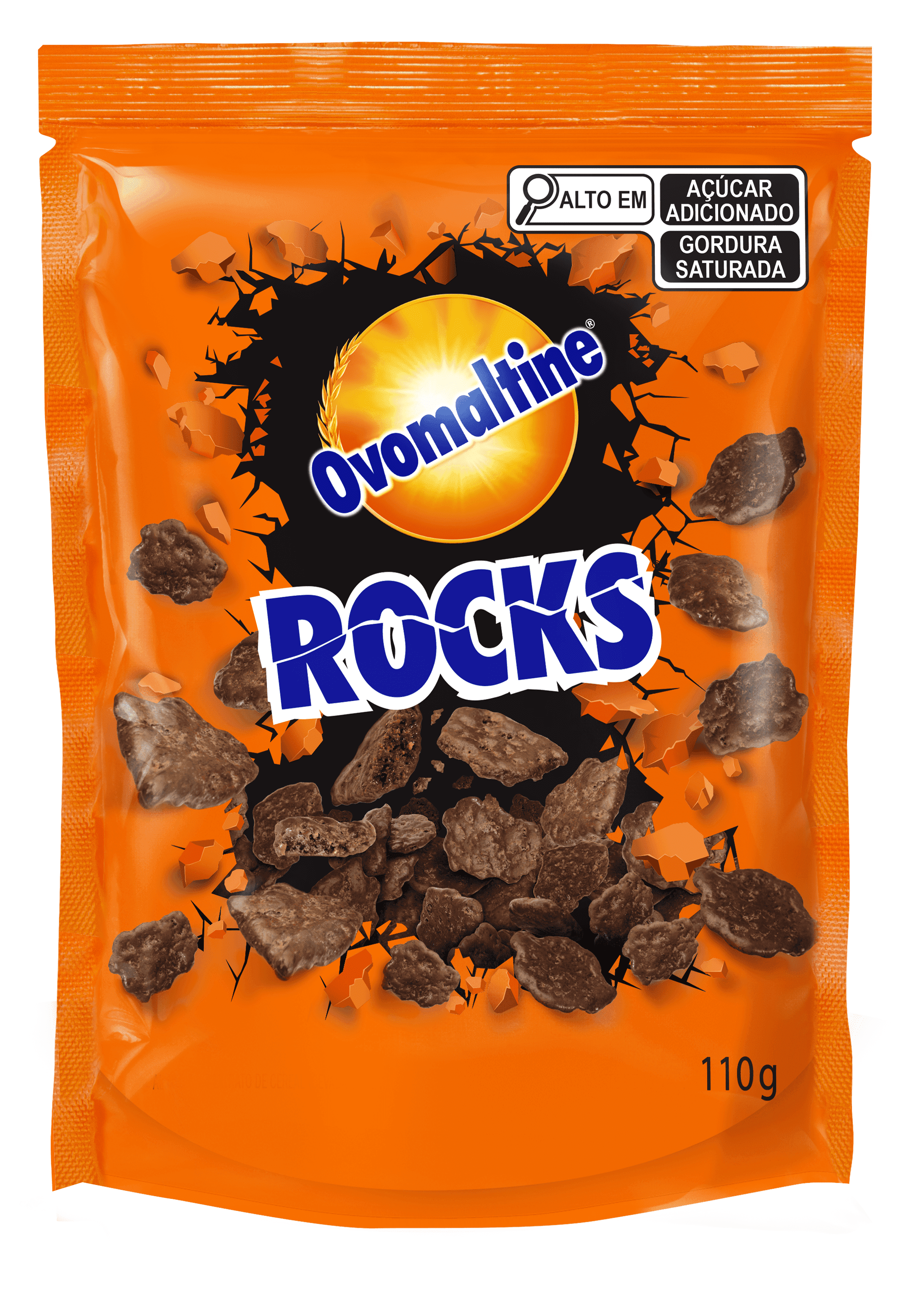 AB OVOMALTINE ROCKS 110G AO LEITE 32U