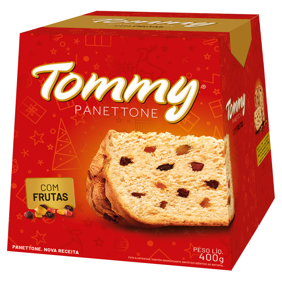 TOMMY PANETONE 400G TRADICIONAL 18U