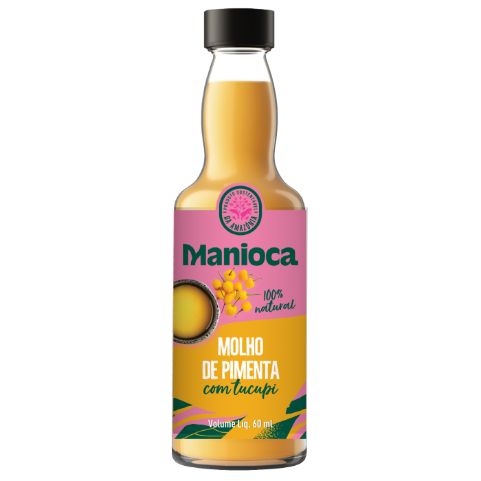 MANIOCA MOLHO 60ML DE PIMENTA C/ TUCUPI VD 12U