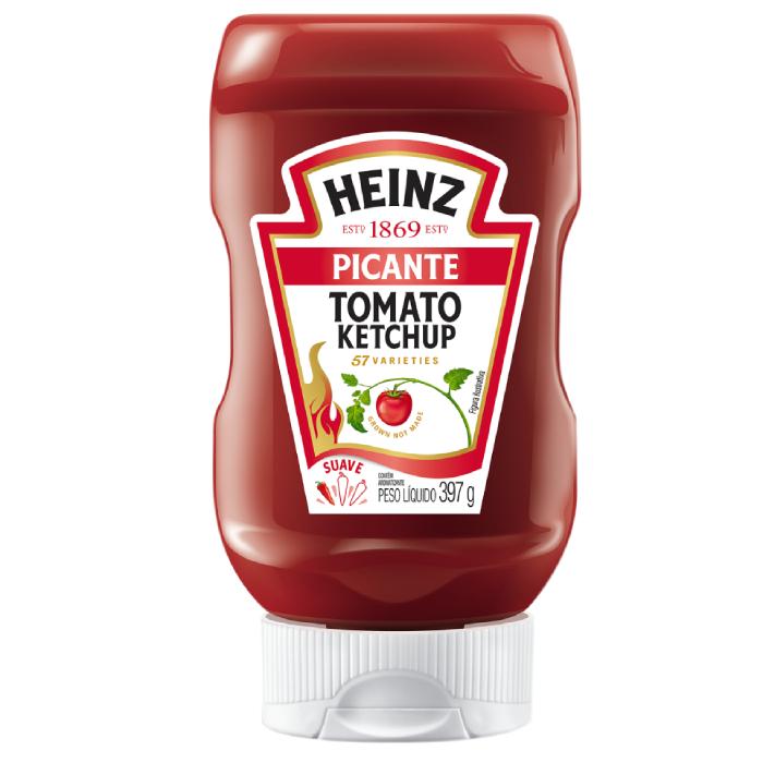 Imagem 1 do produto: KH HEINZ KETCHUP 397G PICANTE FP 16U