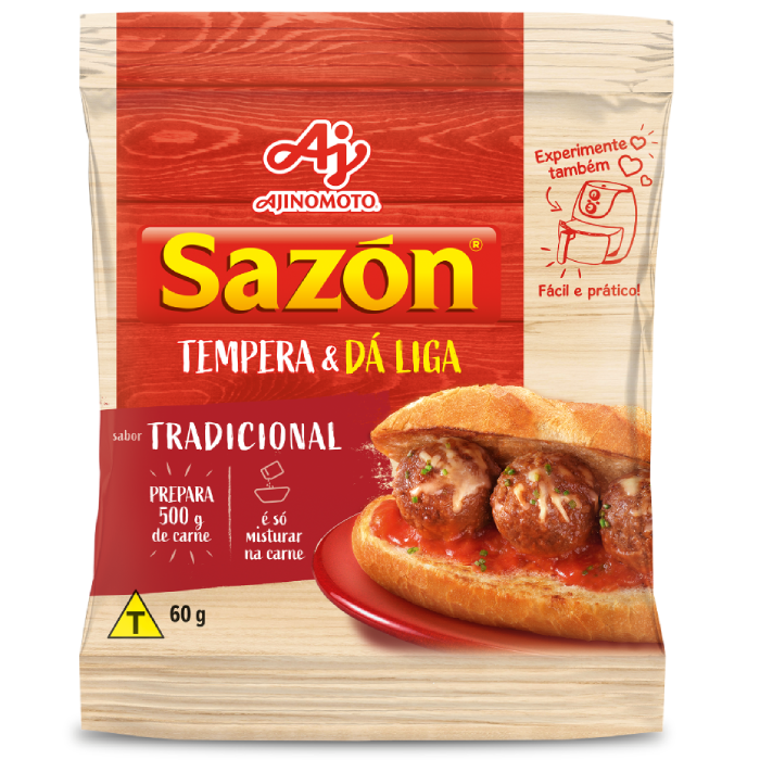 AJI SAZON TEMPERA DA LIGA 60G TRADICIONAL 4DPX12U
