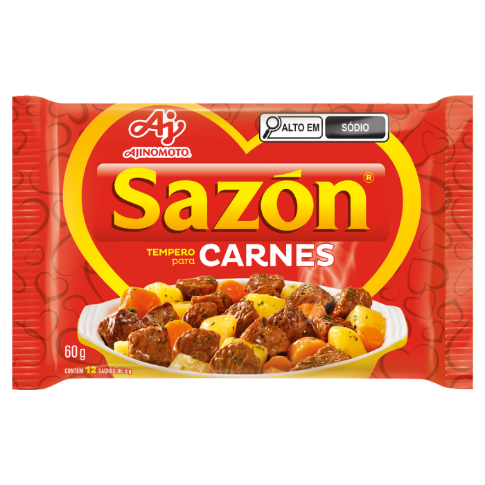 AJI SAZON 60G VERMELHO 5GX12SCX48P
