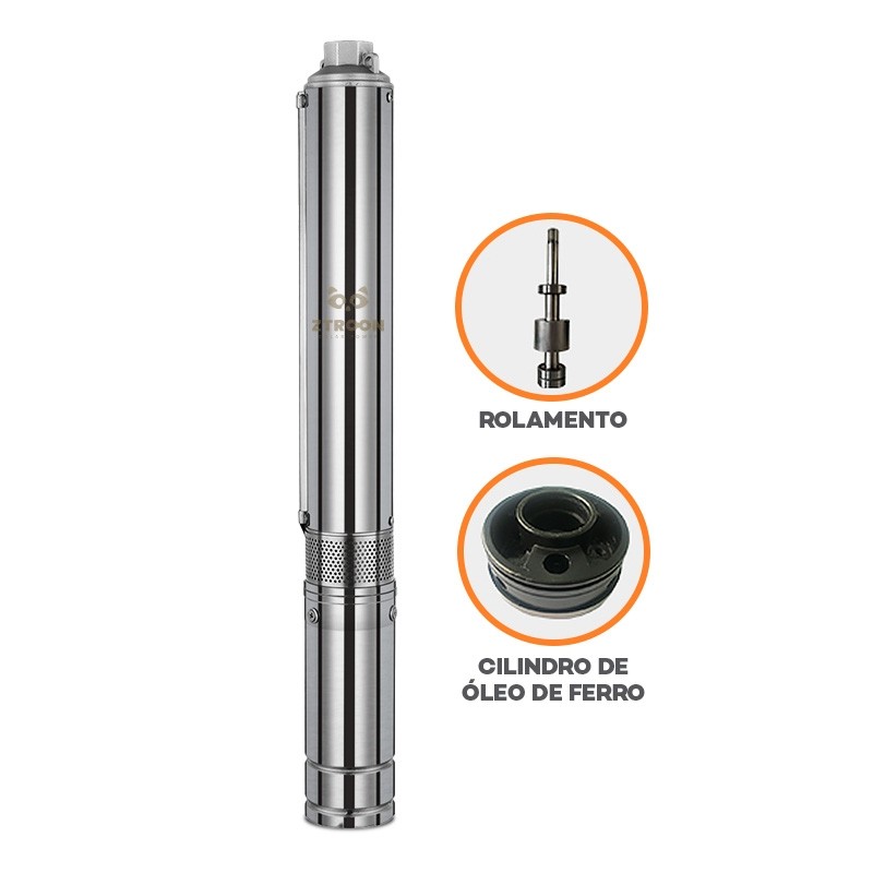 Imagem 4 do produto: Bomba Solar ZTROON 3" - 180m ou 19m³/dia | 3ZTPC3.8-180-96-1500