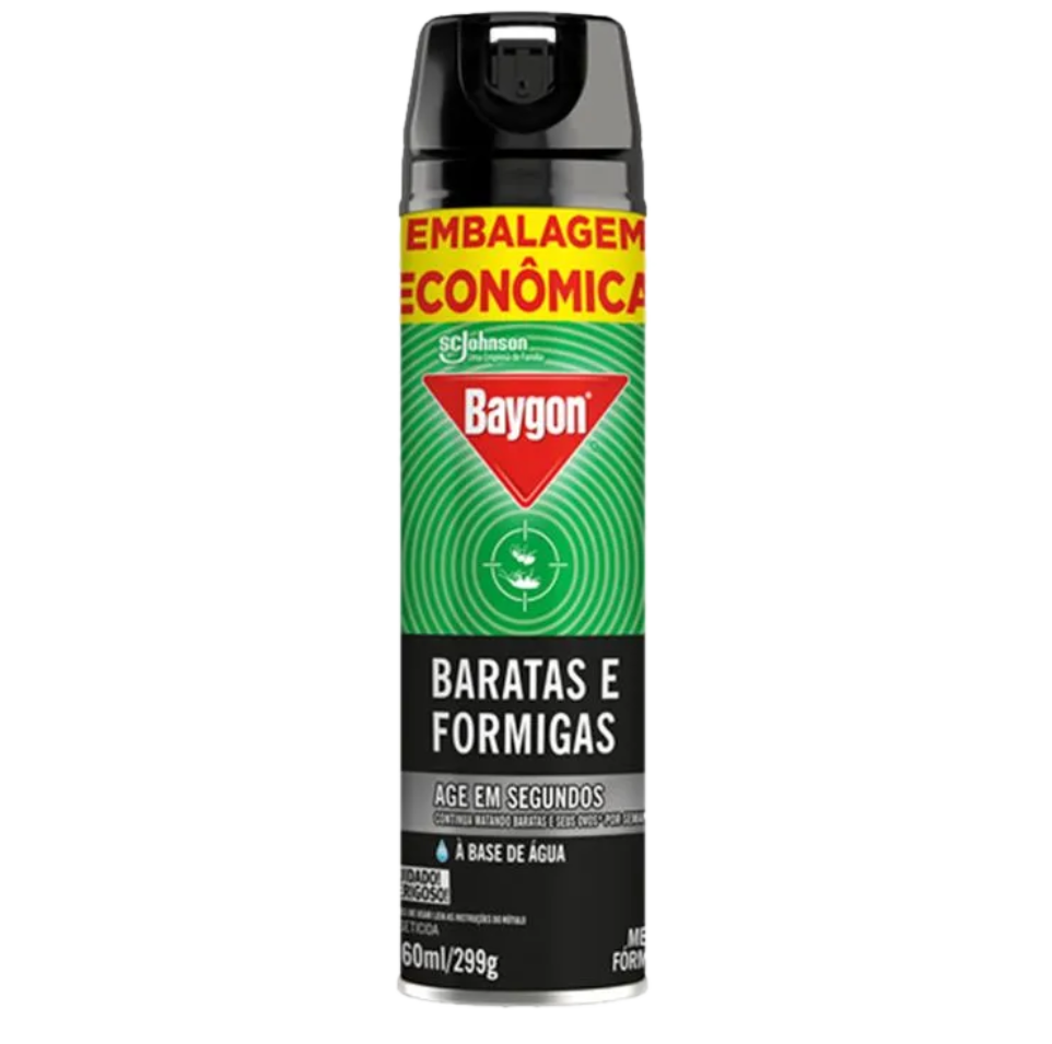 Imagem 1 do produto: SCJ BAYGON 360ML PROMO EMB ECON MATA BARATA FORMIGA 12U